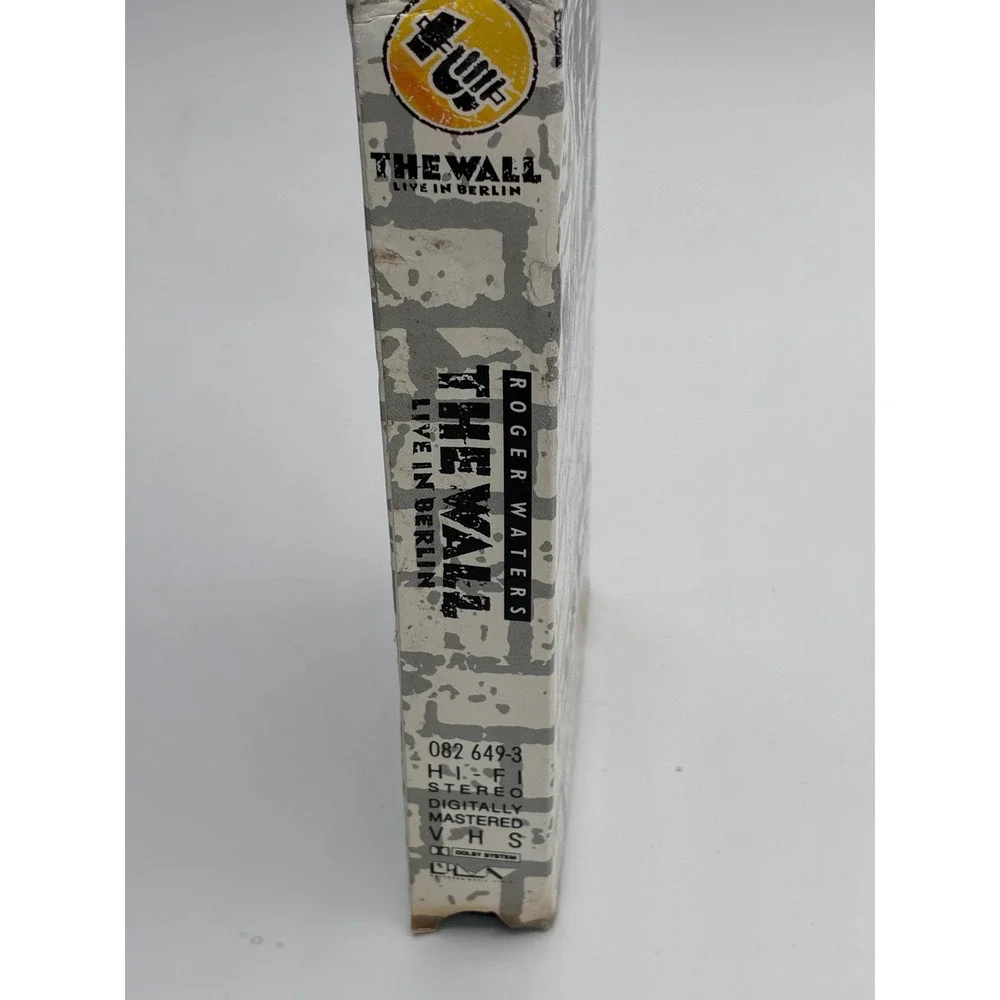 Roger Waters The Wall Live in Berlin 1990 VHS Tape with Box